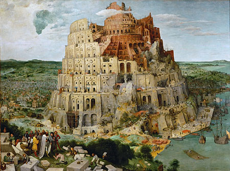 D-Toys-Puzzle 2000 Teile: Großer Turmbau zu Babel, Bruegel