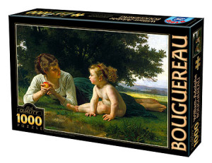 D-Toys-Puzzle 1000 Teile: Die Versuchung, Bouguereau