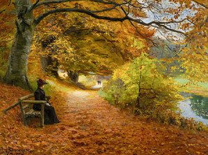 Ein Waldweg im Herbst, Brendekilde