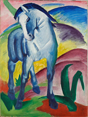 Blaues Pferd, Marc