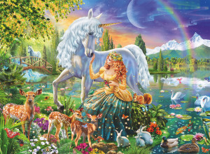 Ravensburger-Puzzle 200 Teile: Magische Begegnung
