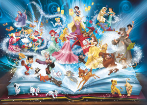 Ravensburger-Puzzle 1500 Teile: Disney ́s magisches Märchenbuch