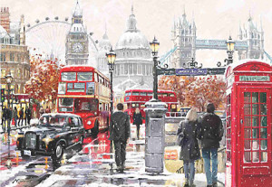 Perre-Puzzle 2000 Teile: London im Winter