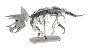 Metal Earth-Puzzle 25 Teile: Metal Earth|Triceratops - 3D Metall Puzzle