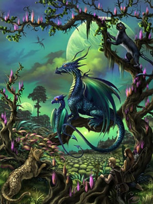 Tower Puzzle-Puzzle 1000 Teile: Die Drachen von Esira