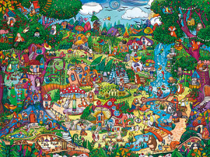 Heye-Puzzle 1500 Teile: Im Wunderwald