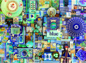 Regenbogenprojekt - Blau