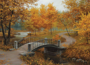 Eurographics-Puzzle 1000 Teile: Herbst im alten Park