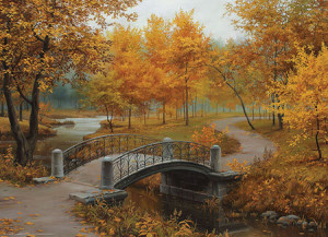 Herbst im alten Park