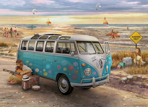 Eurographics-Puzzle 1000 Teile: Liebe und Hoffnung - Der VW-Bus
