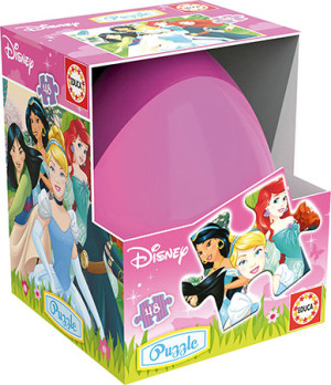 Educa-Puzzle 48 Teile: Disney Prinzessinnen - Eierpuzzle