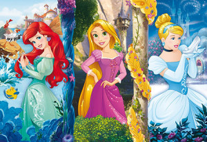 Clementoni-Puzzle 60 Teile: Disney Prinzessinnen - Zauberhaft
