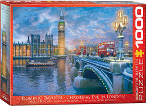 Eurographics-Puzzle 1000 Teile: Weihnachtsabend in London
