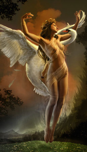 Ricordi Arte-Puzzle 1000 Teile: Leda und der Schwan