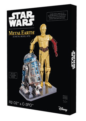 Star Wars Metal Earth - R2-D2 & C-3PO (Doppelpack-Box) - 3D Metall Puzzle