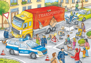 Ravensburger-Puzzle 24 Teile: Helden im Einsatz