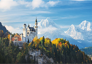 Trefl Puzzle-Puzzle 1500 Teile: Märchenschloss in den Bayrischen Alpen