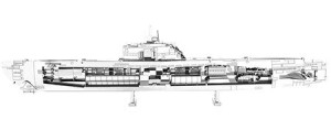 Metal Earth - Deutsches U-Boot Typ XXI - 3D Metall Puzzle