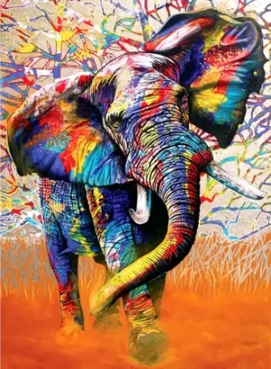 Bunter Elefant