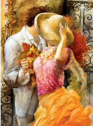 Perre-Puzzle 1000 Teile: Romantik im Herbst