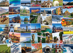 Eurographics-Puzzle 1000 Teile: Weltreise - Reiseziel Kanada