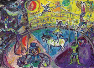 Eurographics-Puzzle 1000 Teile: Das Zirkuspferd, Chagall