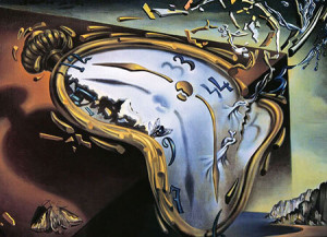 Schmelzende Uhr, Dali