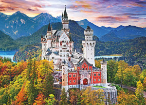Eurographics-Puzzle 1000 Teile: Schloss Neuschwanstein, Bayern