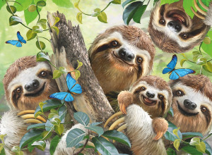 Ravensburger-Puzzle 500 Teile: Faultier Selfie