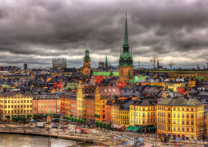 Blick über Stockholm