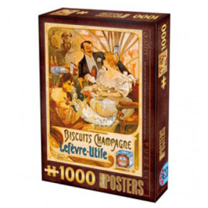 D-Toys-Puzzle 1000 Teile: Biscuits Champagne
