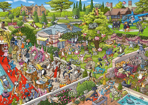 Heye-Puzzle 1000 Teile: Party - Katzen