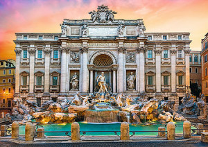 Trefl Puzzle-Puzzle 500 Teile: Trevi-Brunnen, Rom