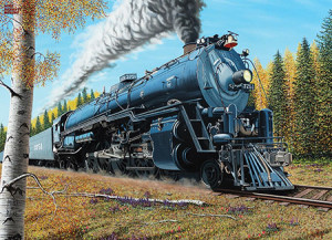 Cobble Hill-Puzzle 1000 Teile: Dampflok Santa Fe 3751