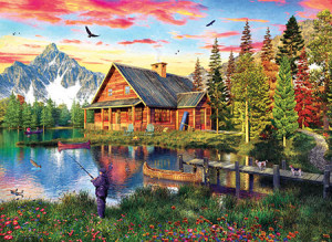 Eurographics-Puzzle 1000 Teile: Fischerhütte
