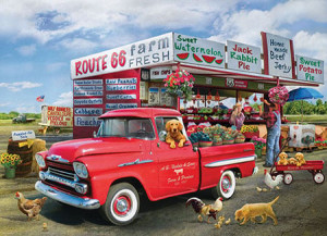 Eurographics-Puzzle 1000 Teile: Roter Truck