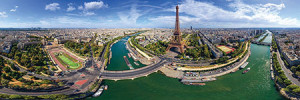 Eurographics-Puzzle 1000 Teile: Paris bei Sonnenschein
