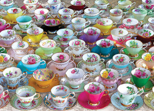 Bunte Teetassen