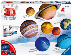 Ravensburger-Puzzle 522 Teile: 3D Sonderpuzzle - Unser Planetensystem