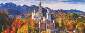 Ravensburger-Puzzle 1000 Teile: Schloss Neuschwanstein in Bayern