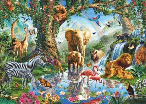 Ravensburger-Puzzle 1000 Teile: Abenteuer im Dschungel