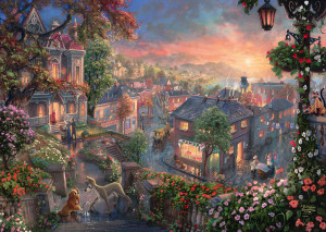 Schmidt-Spiele-Puzzle 1000 Teile: Disney - Susi und Strolch