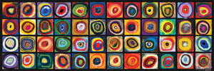 Eurographics-Puzzle 1000 Teile: Farbquadrat-Collage, Kandinsky