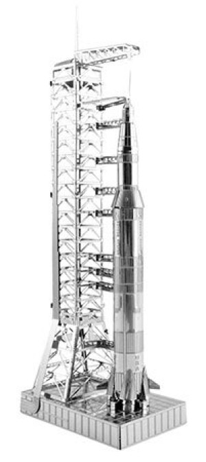Metal Earth - Apollo Saturn V mit Startrampe - 3D Metall Puzzle