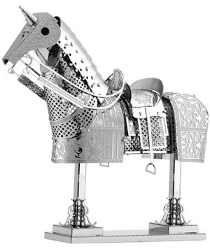Metal Earth-Puzzle 25 Teile: Metal Earth|Pferdepanzerung - 3D Metall Puzzle