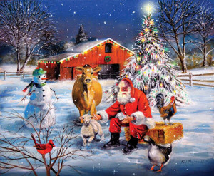 Weihnachten auf der Farm