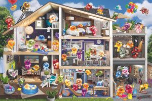 Ravensburger-Puzzle 5000 Teile: Gelini Puppenhaus