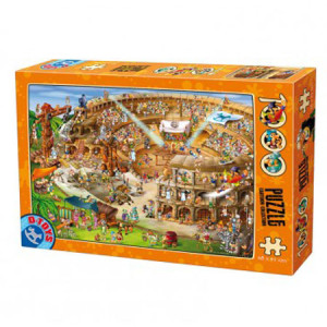 D-Toys-Puzzle 1000 Teile: Arena Frei! (Cartoon Collection 10)