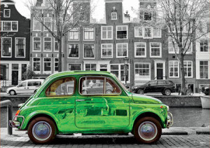 Grünes Auto