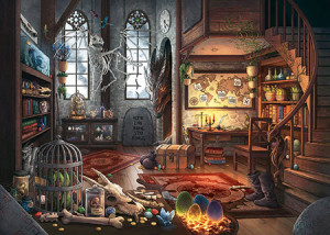 Ravensburger-Puzzle 759 Teile: Exit Puzzle - Im Drachenlabor